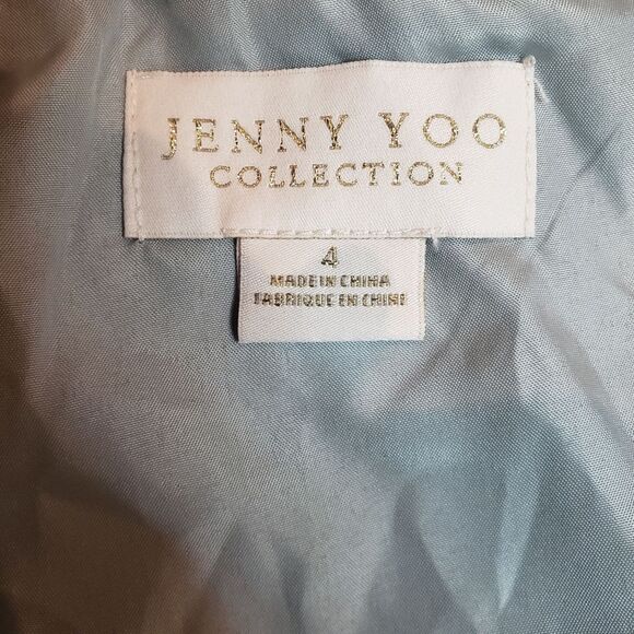 BHLDN Colby Maxi Dress Gown by Jenny Yoo Mint Size 4 - Picture 9 of 12